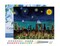 Figured'Art Paint by Numbers for Adults with Frame Starry Night with Animals 16"x20" - Craft Art Painting DIY Kit Canvas Already Stretched on a Wooden Frame